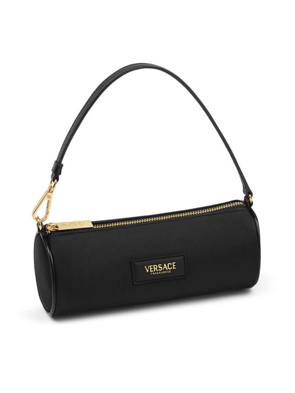 Versace Fragrances Black Cylinder Mini Bag